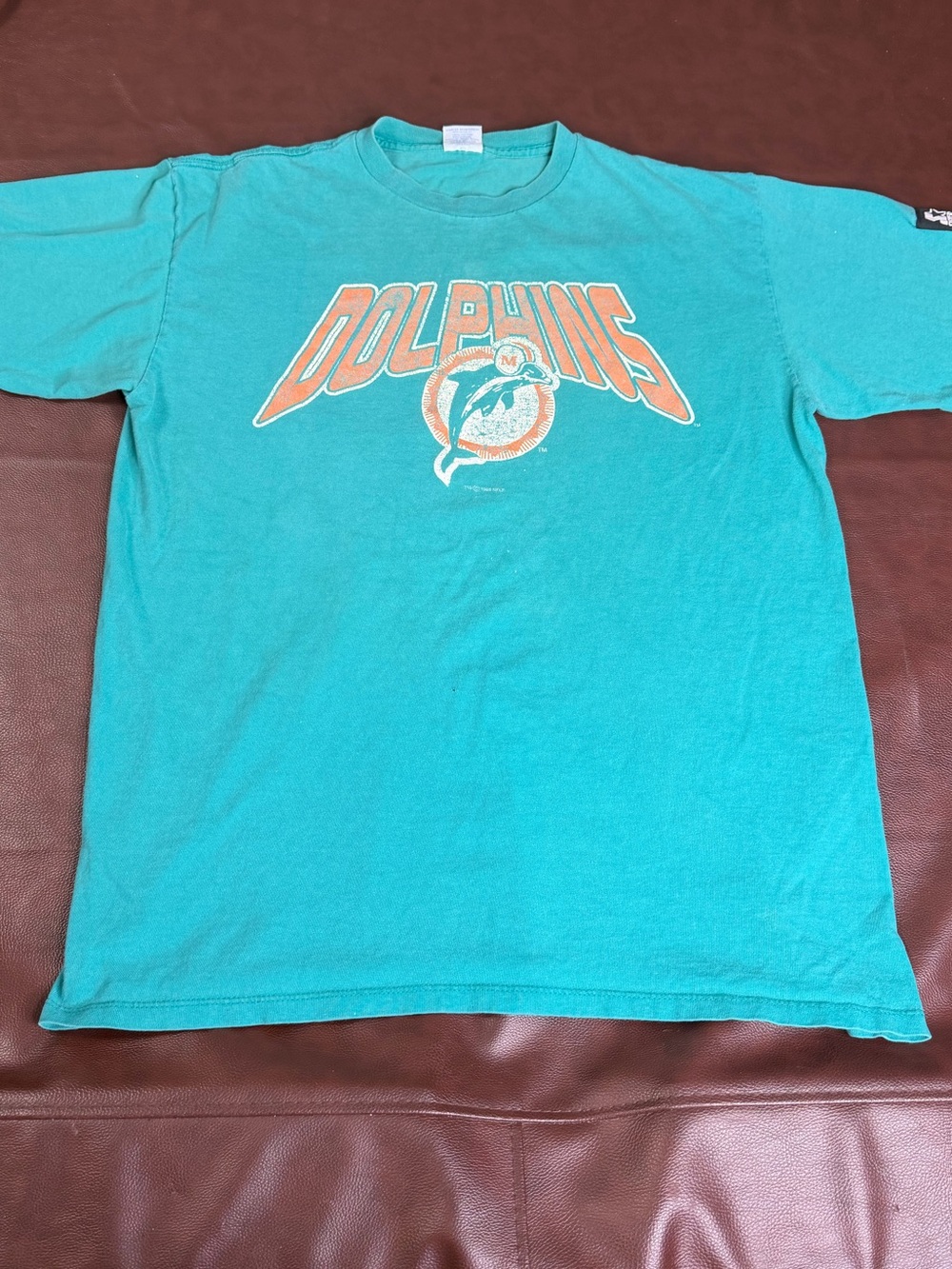 Miami Dolphins Teal Graphic T-Shirt - Team Logo